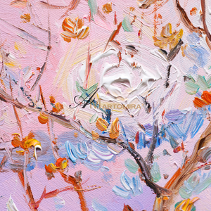 Colorful Wall Art | Modern Abstract Art | Large Canvas wall Art | Painting The Tree #DF006