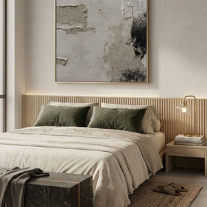 Minimalist Asymmetrical Wabi Sabi Abstract Textured Plaster Wall Art, Neutral Beige Black Dark Medium Grey Real Pigment Tones, Aged Worn Imperfect Texture, Modern Contemporary Boho Home Decor for Living Room Bedroom Office Dining Room Hallway