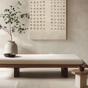 Minimalist Neutral Asymmetrical Geometric Relief Wabi Sabi Plaster Wall Art, Beige Base with Soft Muted Light Medium Grey Imperfect Circles Squares Blocks, Modern Subtle Textured Abstract Decor for Calm Spaces
