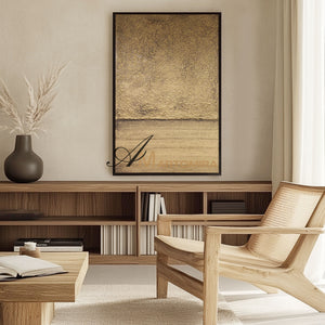 Brown Gold Wall Art | Wabi Sabi Art | Textured Paintings | Abstract Texture Wall Art #DF043