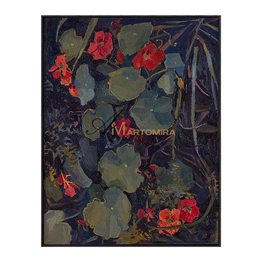 Floral Painting Acrylic | Floral Canvas Wall Art | Floral Wall Art For Living Room | Artwork #MF061