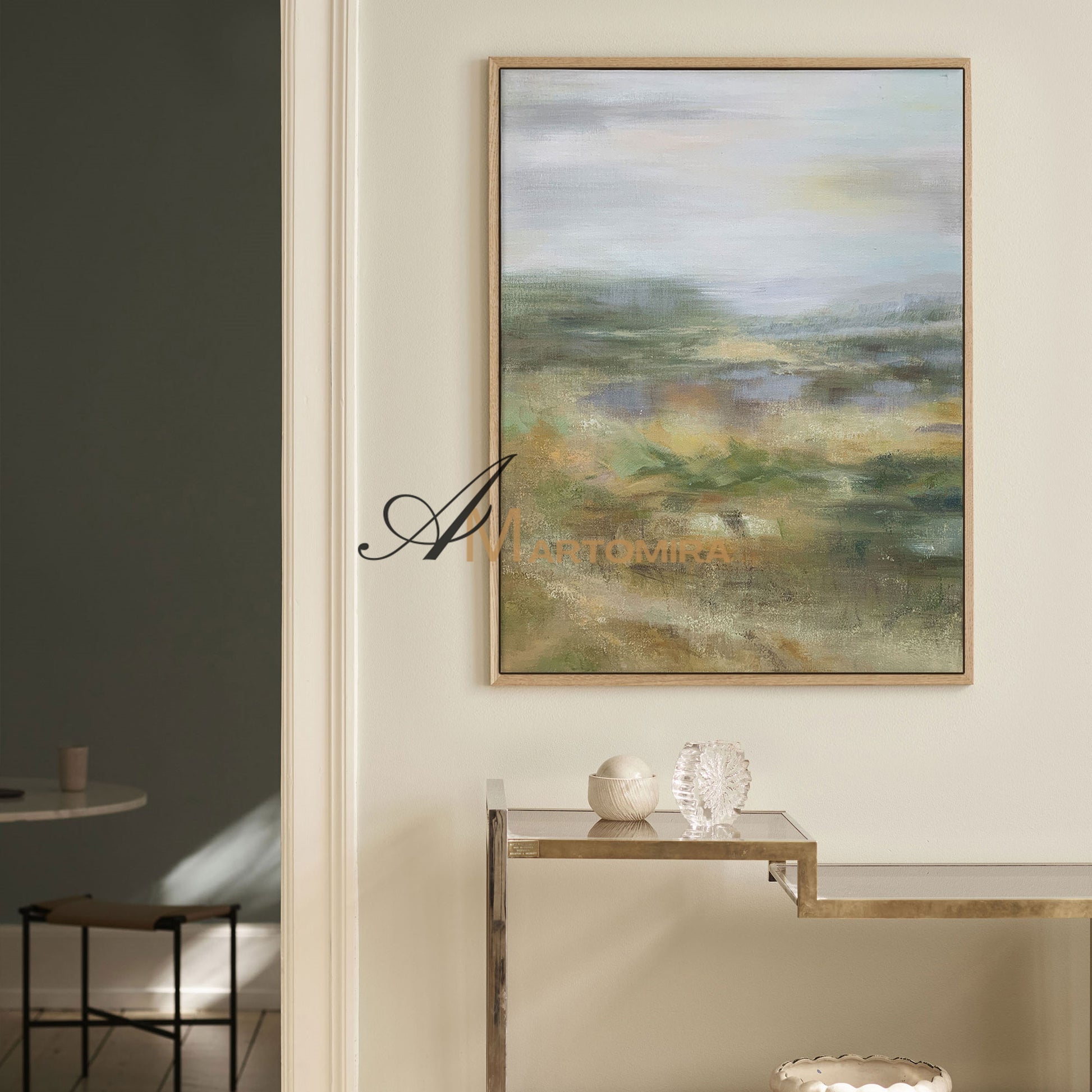 Abstract Landscape Art | Modern Abstract Paintings | Large Abstract Landscape Wall Art #NY011