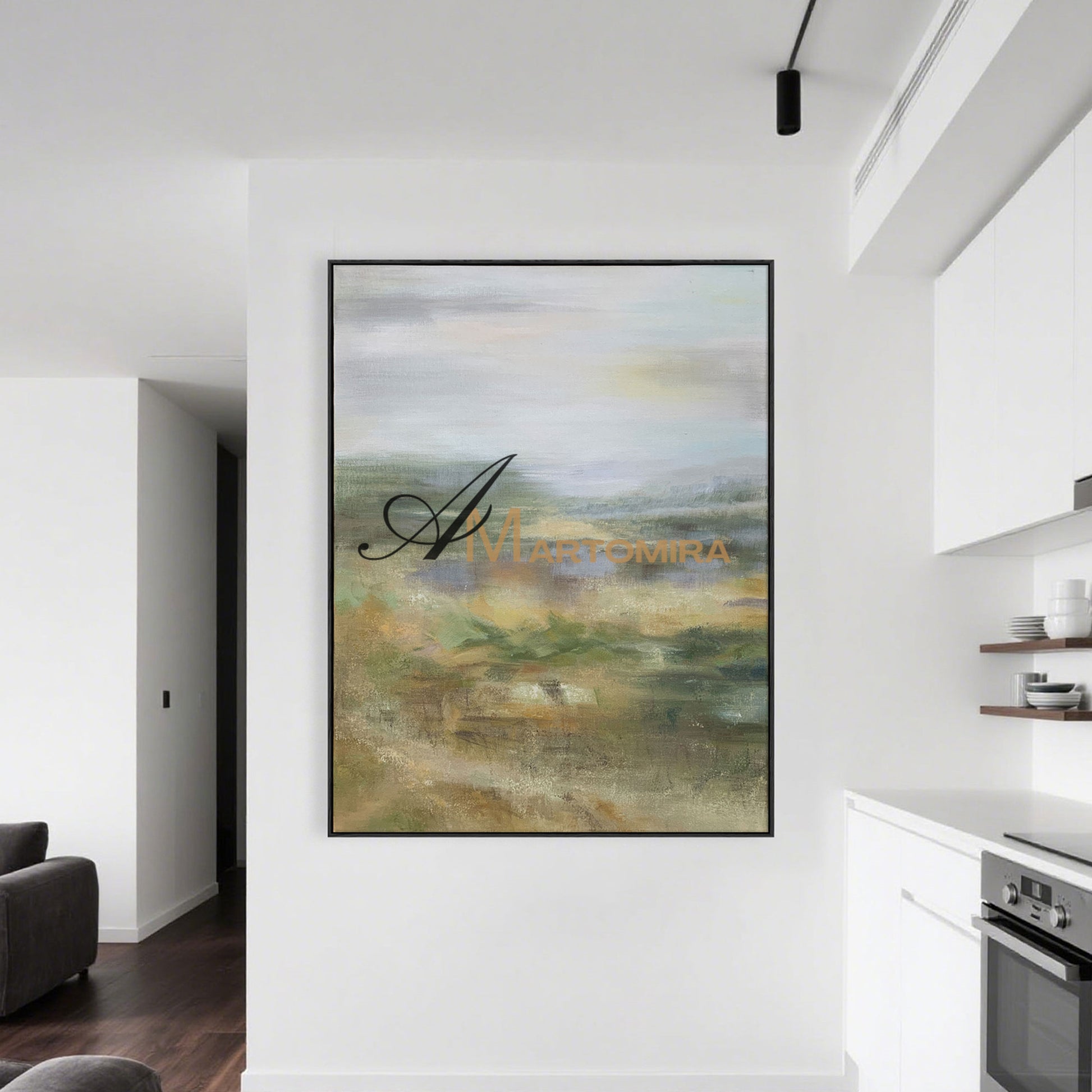 Abstract Landscape Art | Modern Abstract Paintings | Large Abstract Landscape Wall Art #NY011