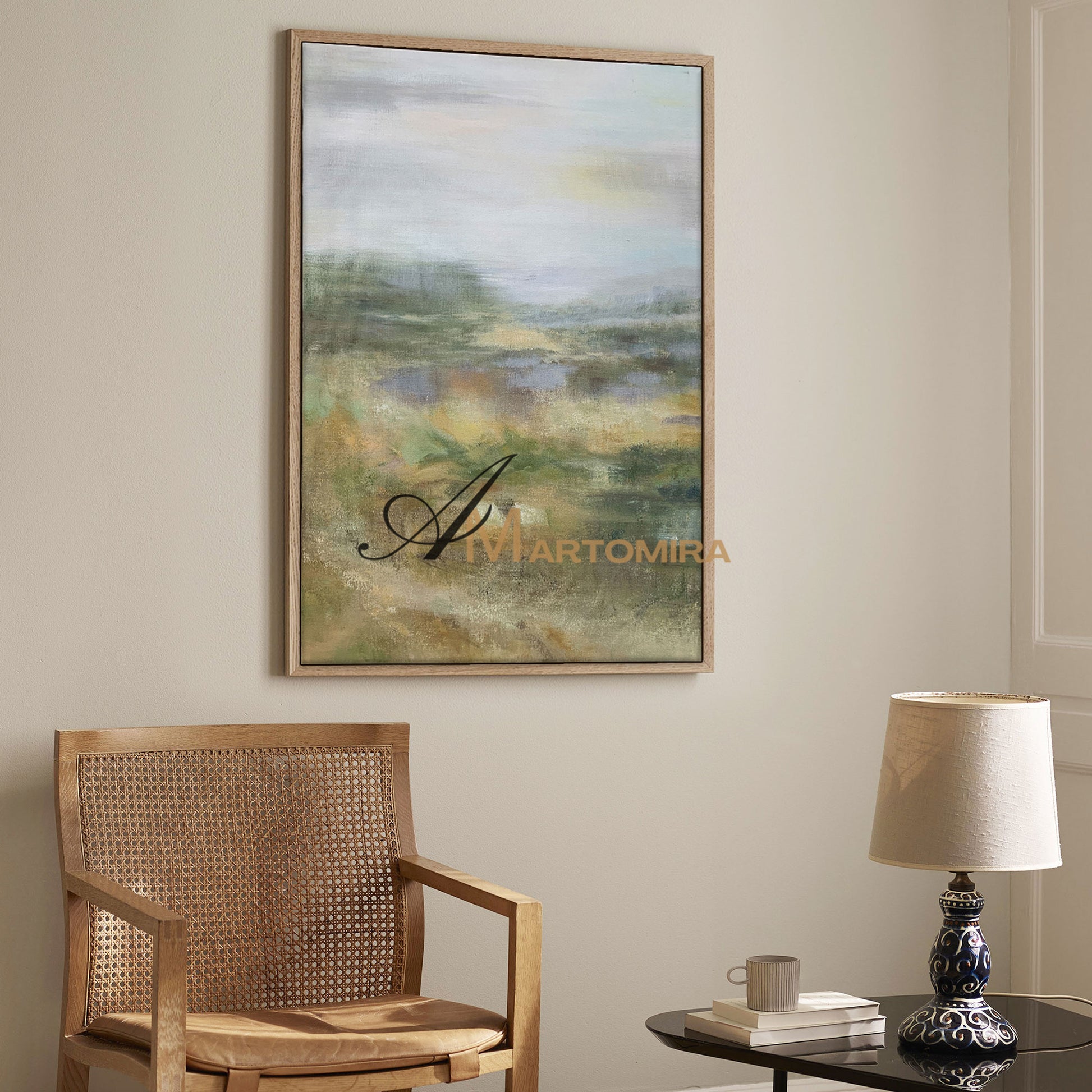 Abstract Landscape Art | Modern Abstract Paintings | Large Abstract Landscape Wall Art #NY011