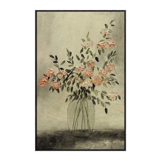 Flower Painting | Floral Canvas Wall Decor | Paintings Of Flowers In Vase | Wall Art Decor #MF064