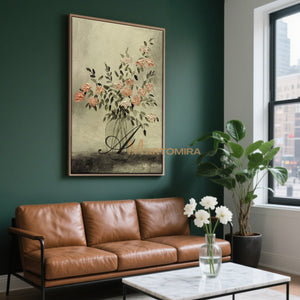 Flower Painting | Floral Canvas Wall Decor | Paintings Of Flowers In Vase | Wall Art Decor #MF064