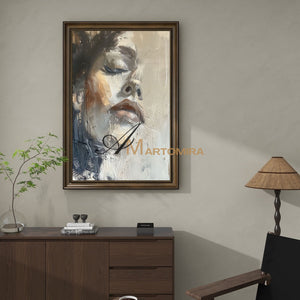 Art Portraits | Acrylic Wall Art | Abstract Painting Of A Woman'S Face | Abstract Woman Painting #AP043