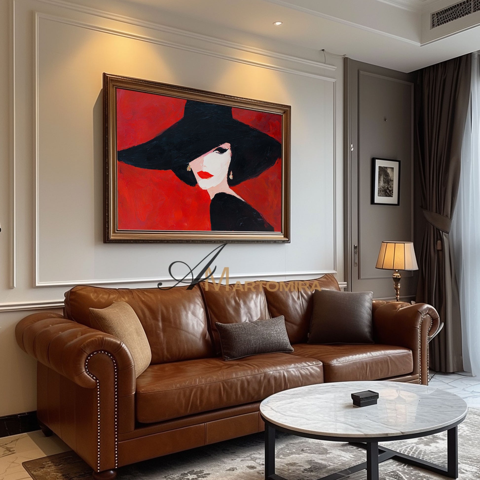 Acrylic Paint | Painting Art Woman | Beautiful Woman Painting | Wall Art For Bedroom #AP051