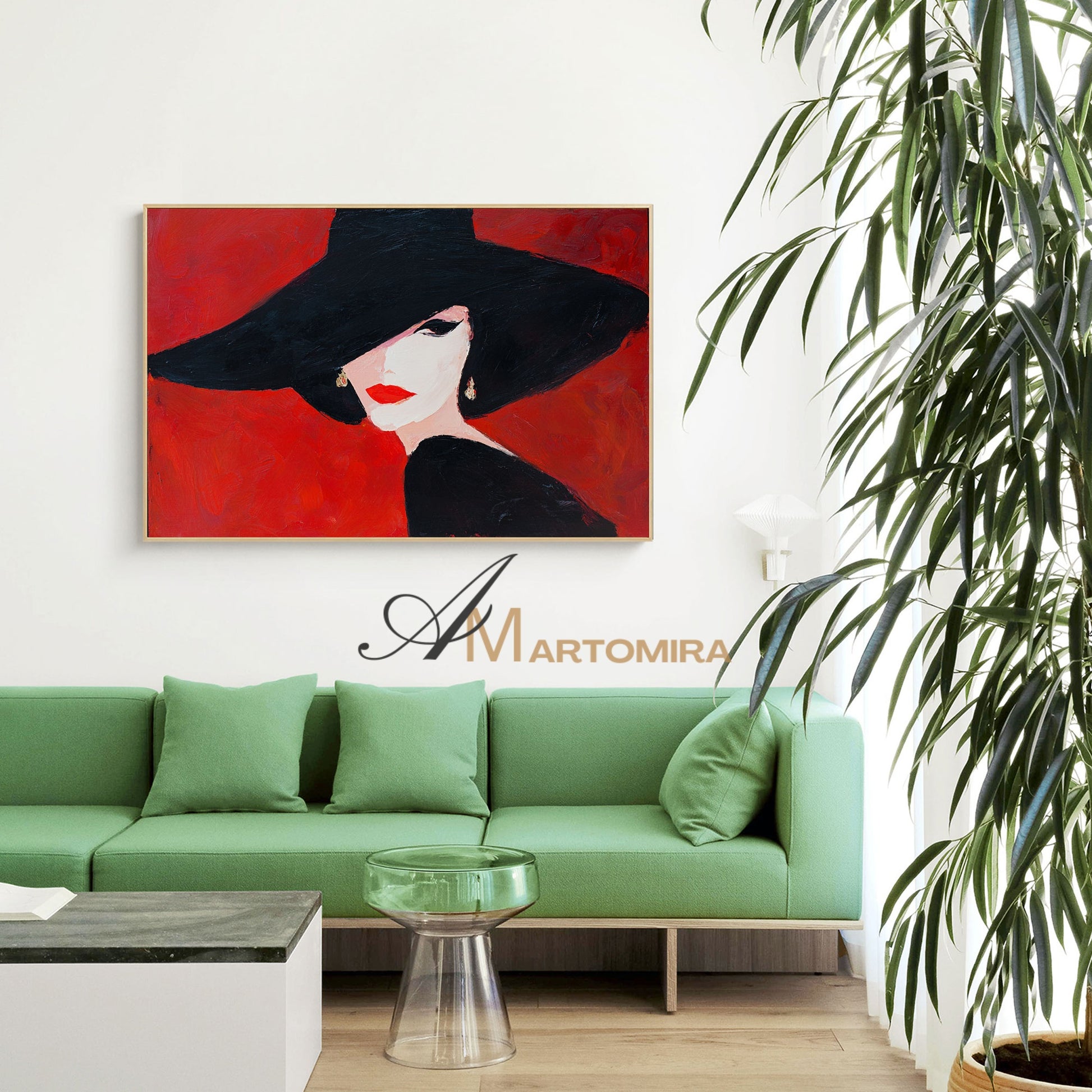 Acrylic Paint | Painting Art Woman | Beautiful Woman Painting | Wall Art For Bedroom #AP051