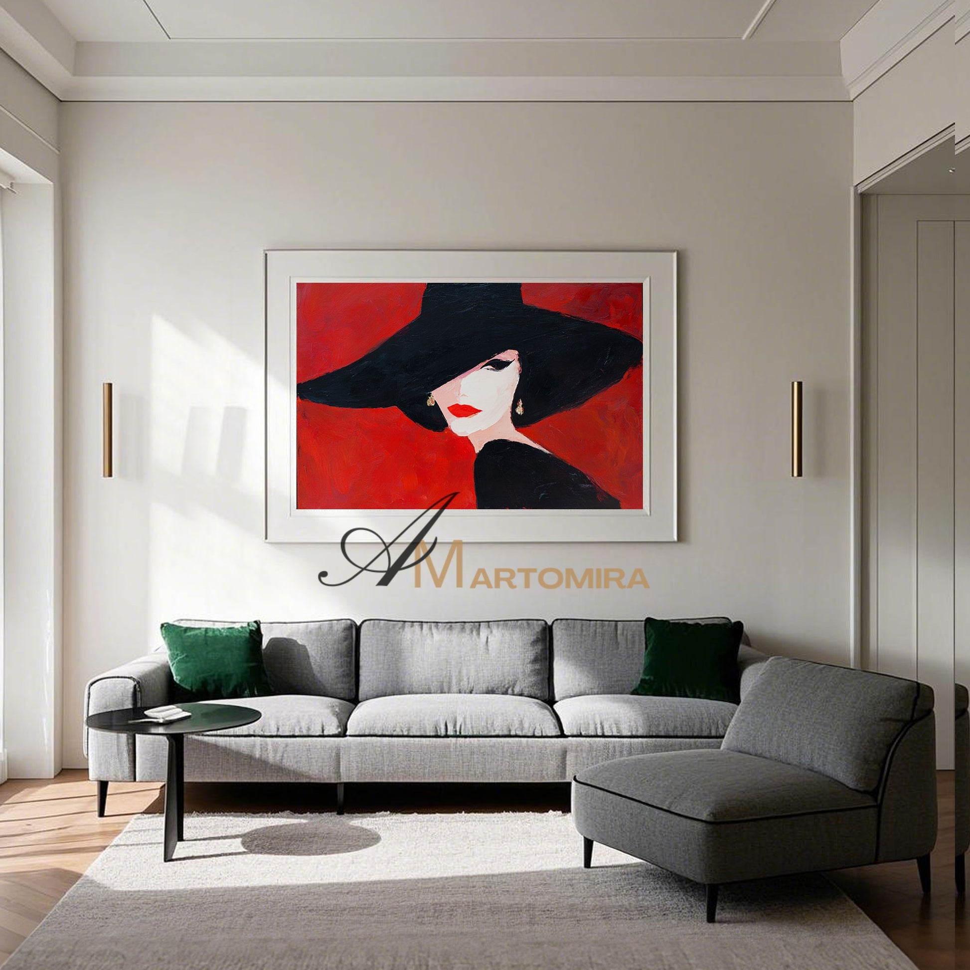 Acrylic Paint | Painting Art Woman | Beautiful Woman Painting | Wall Art For Bedroom #AP051