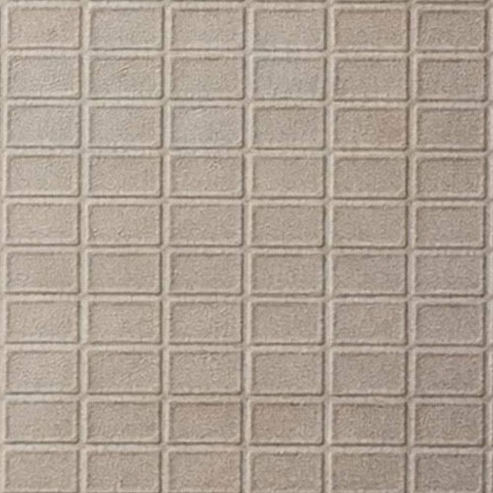 Minimalist Beige Grid Textured Abstract Wall Art Neutral Modern Decor for Contemporary Home Office Living Room Bedroom