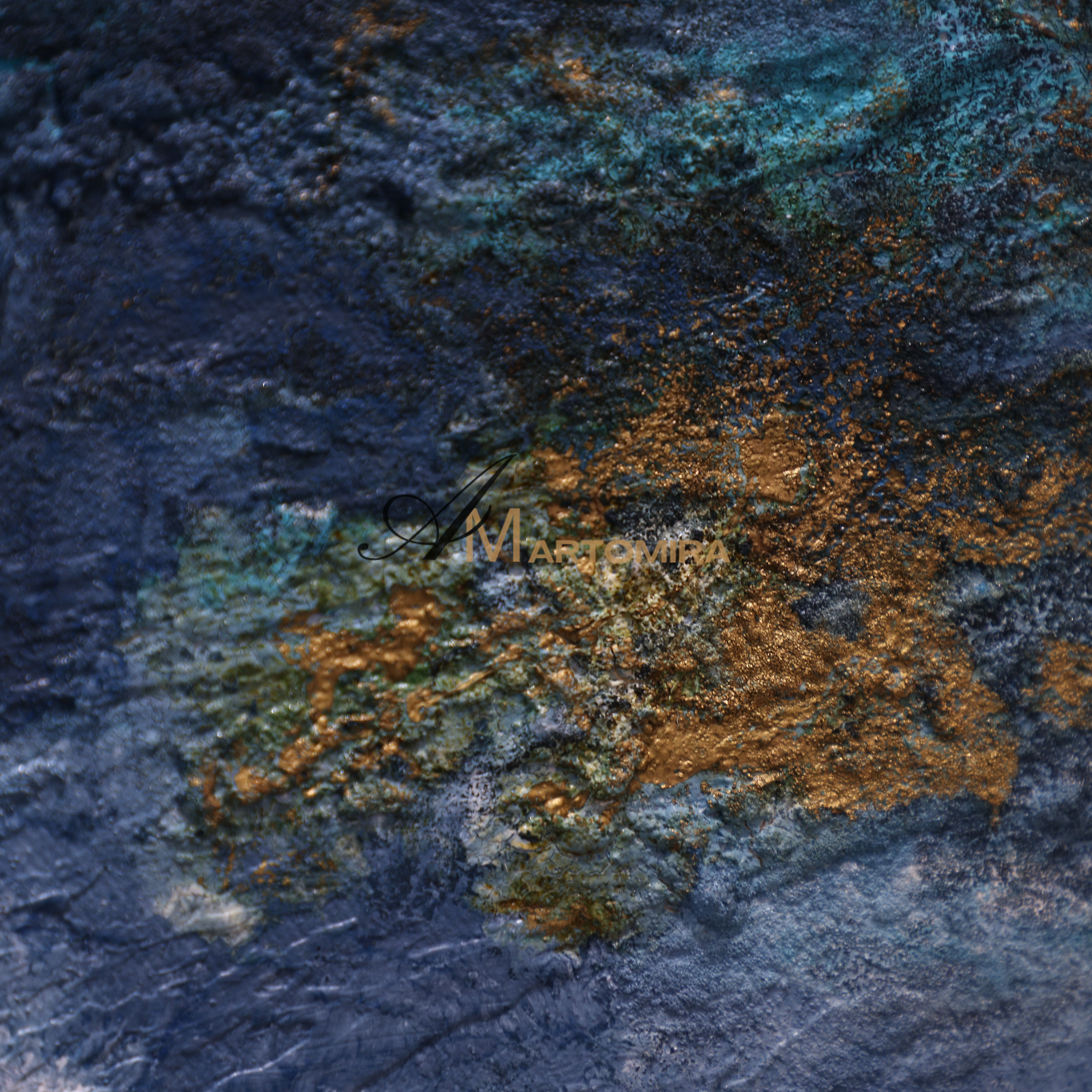 Abstract Landscape Art | Abstract Painting Mountains | Landscape Wall Art For Living Room #DF058