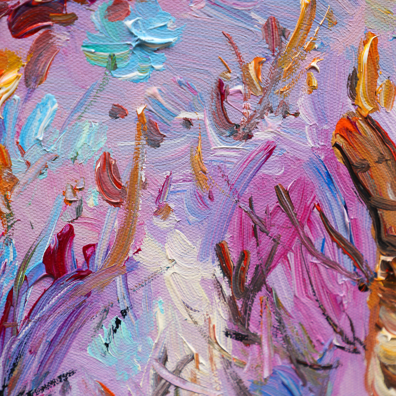Colorful Wall Art | Modern Abstract Art | Large Canvas wall Art | Painting The Tree #DF006