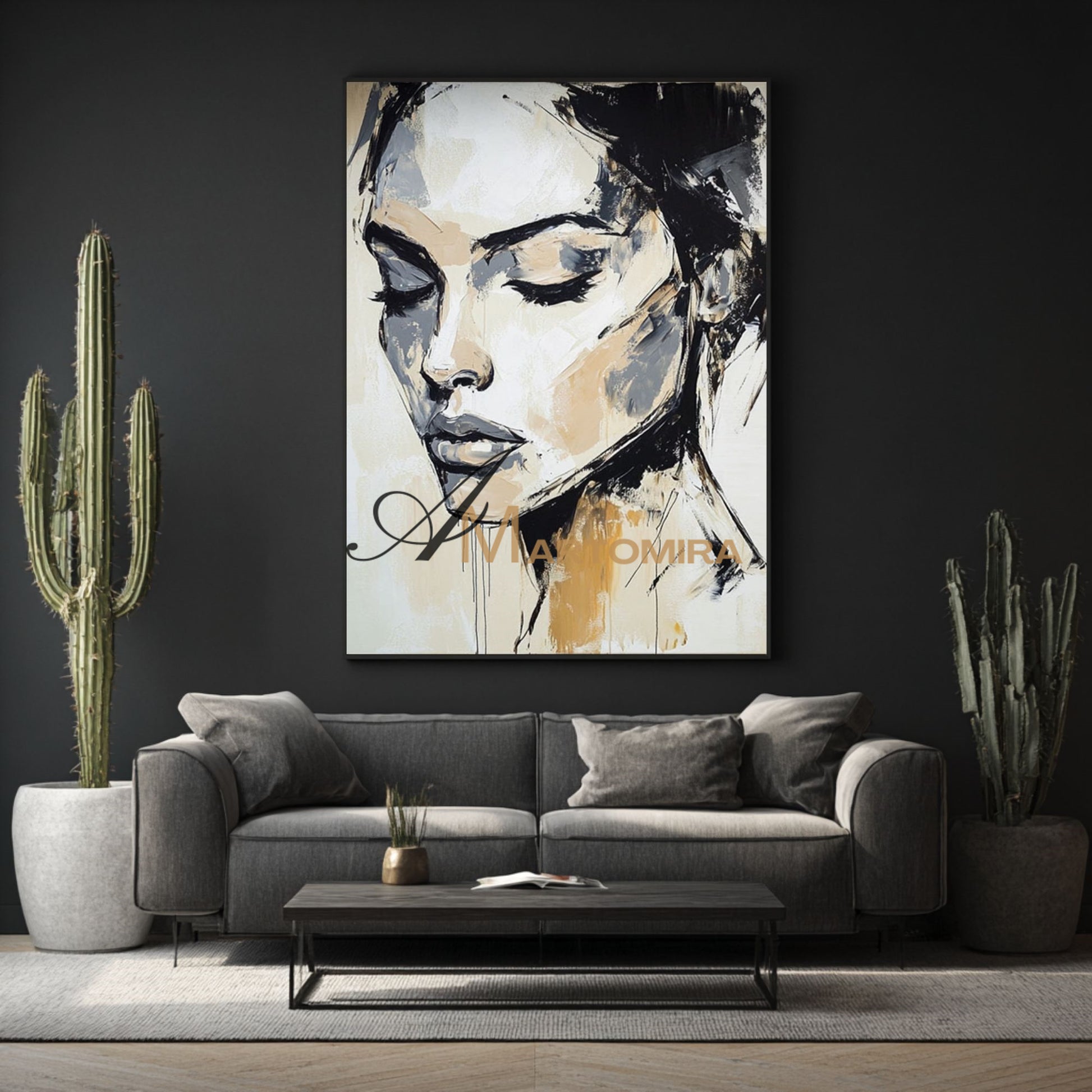 Oil Painting | Abstract Painting Woman | Portraits Painting | Wall Art Decor  #AP001