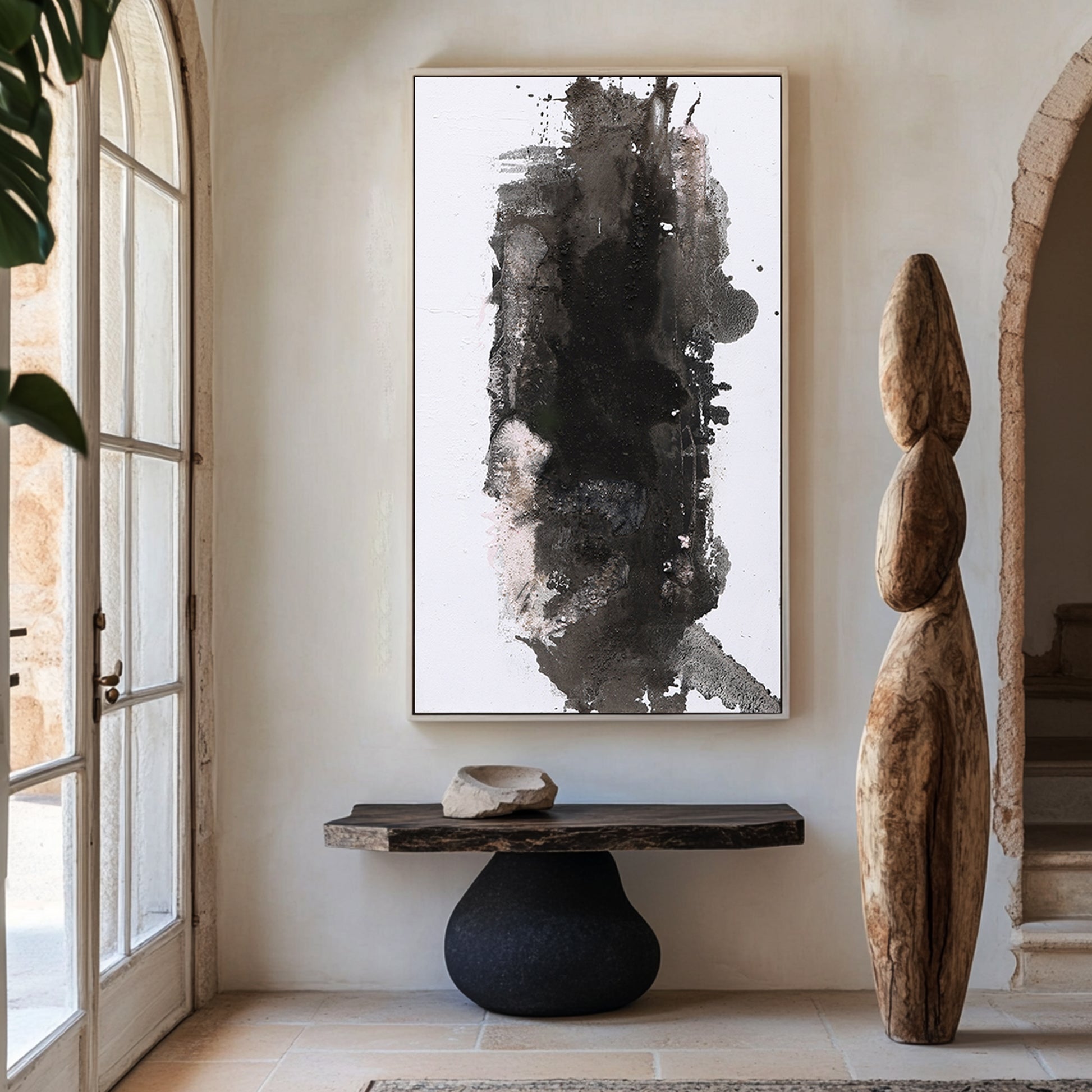 Black And White Abstract Art | Abstract Wall Art | Minimalist Abstract Art #DF020