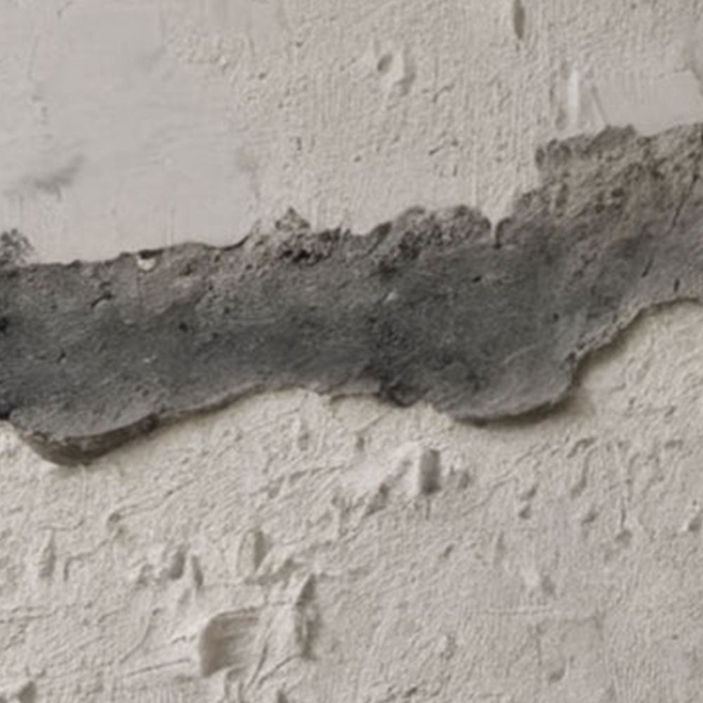 Minimalist Asymmetrical Textured Plaster Wall Art, Wabi Sabi Inspired Neutral Grey White Stucco Relief for Modern Interiors, Monochrome Abstract Office Hallway Bedroom Dining Living Room Decor