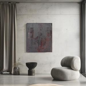 Black Wall Art | Contemporary Abstract Wall Art | Large Abstract Canvas Art #DF048