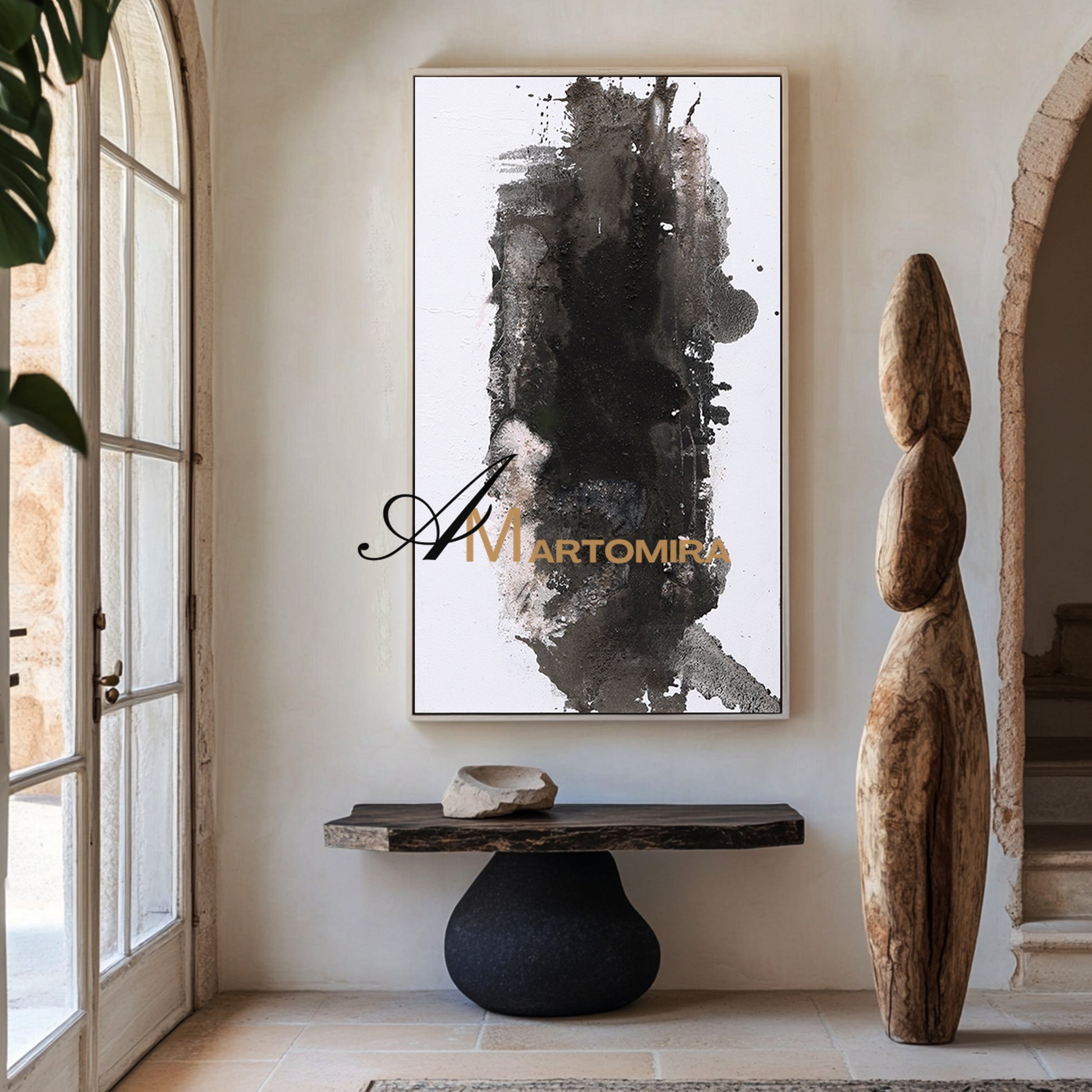 Black And White Abstract Art | Abstract Wall Art | Minimalist Abstract Art #DF020