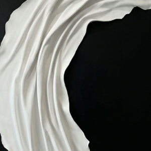 Minimalist Black and White Abstract Textured Wall Art, Modern Neutral Monochrome 3D Wave Relief Decor for Contemporary Living Spaces, Elegant Monotone Vertical Wall Hanging