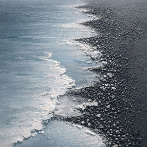 Wabi-Sabi-Kunst | Großformatige abstrakte Wandkunst | Schwarz-Weiß-Leinwandkunst | Abstrakte minimalistische Wandkunst #AH147