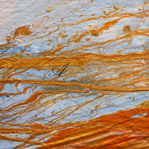 Landscape Wall Art | Ocean Abstract Painting | Abstract Wall Art | Paintings For Living Room #DF059