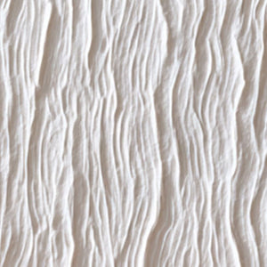 Minimalist White Organic Wavy Textured Abstract Plaster Wall Art Modern Neutral Framed Decor for Contemporary Living Room Bedroom Office Dining Room Hallway