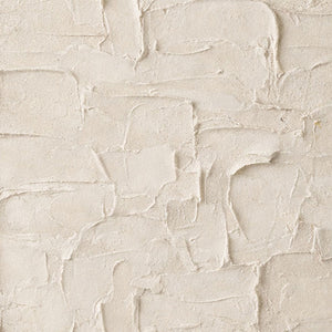 Minimalist Neutral Beige Abstract Textured Wall Art Modern Handcrafted Stucco Trowel Mark Canvas Artwork Wabi Sabi Style Elegant Muted Tone Wall Decor for Contemporary Home