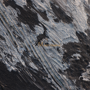 Square Wall Art | Black And Gold Wall Art | Modern Abstract Wall Art | Large Canvas Art #DF061