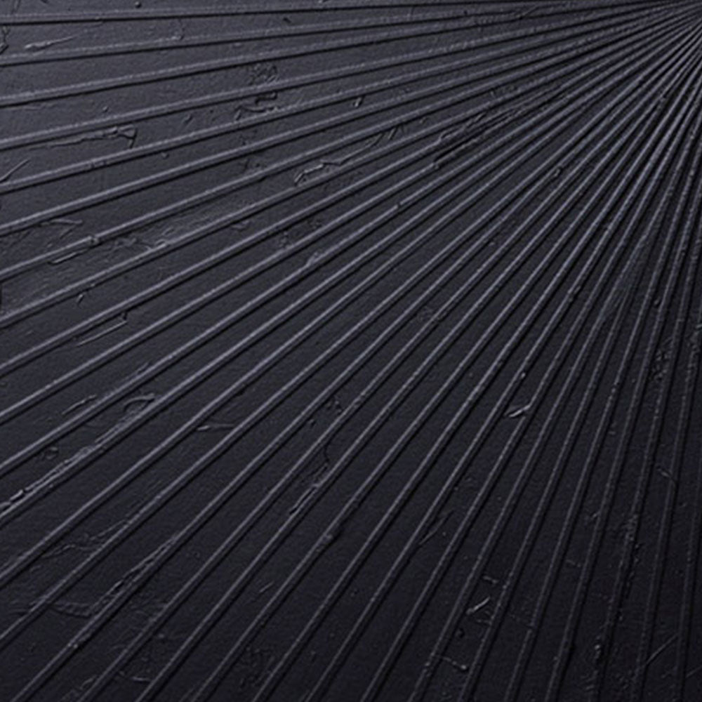 Minimalist Dark Grey Black Abstract Radiating Geometric Lines Textured Wall Art Modern Monochrome Knife Stroke Impasto for Contemporary Interiors Office Bedroom Living Room Dining Room Hallway Stylish Home Decor