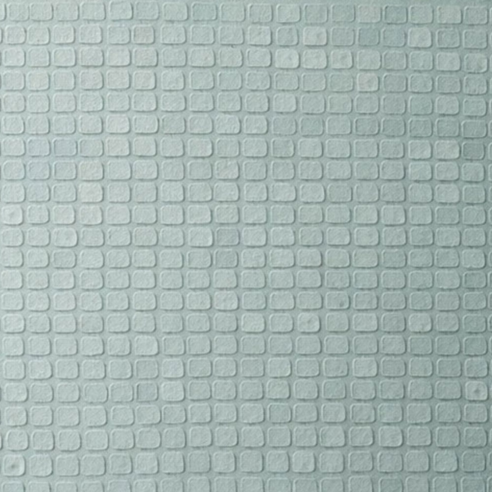 Minimalist Light Blue-Grey Geometric Abstract Textured Wall Art, Subtle Modern Grid and Irregular Block Pattern, Muted Contemporary Wall Decor for Calm Spaces