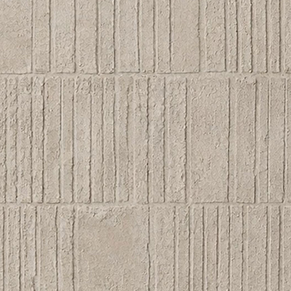 Minimalist Beige Geometric Line Textured Plaster Wall Art Abstract Neutral Tone Square Relief Artwork for Modern Living Room Bedroom Office Dining Room Hallway Wabi Sabi Inspired