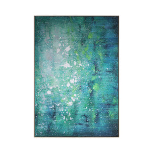 Blue Green Art | Green Abstract Art | Modern Abstract Wall Art | Canvas Art Wall Decor #DF062
