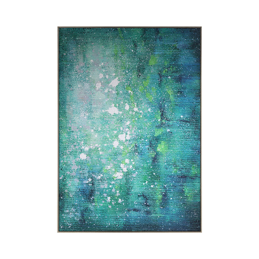 Blue Green Art | Green Abstract Art | Modern Abstract Wall Art | Canvas Art Wall Decor #DF062