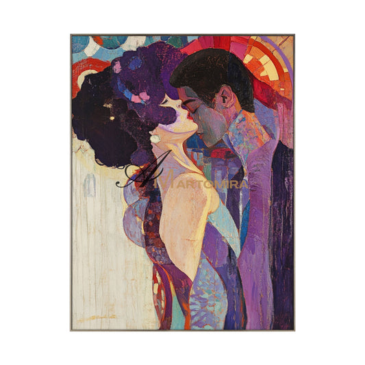 Abstract Lovers Art | Colorful Painting | Wall Art For Bedroom | Abstract Wall Art #AP018
