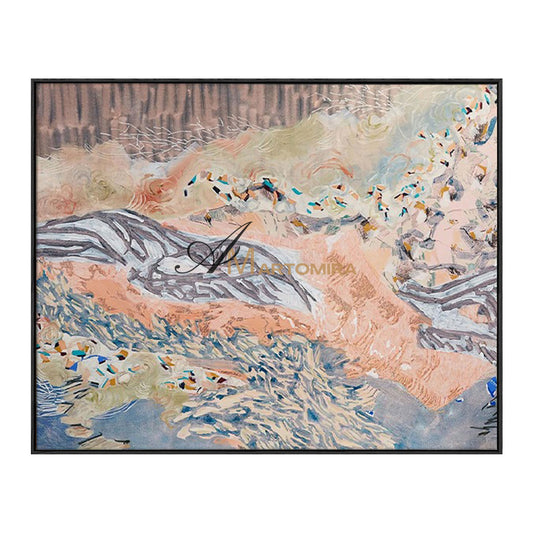 Abstract Canvas Art | Colorful Abstract Painting | Large Abstract Wall Art For Living Room #MF074