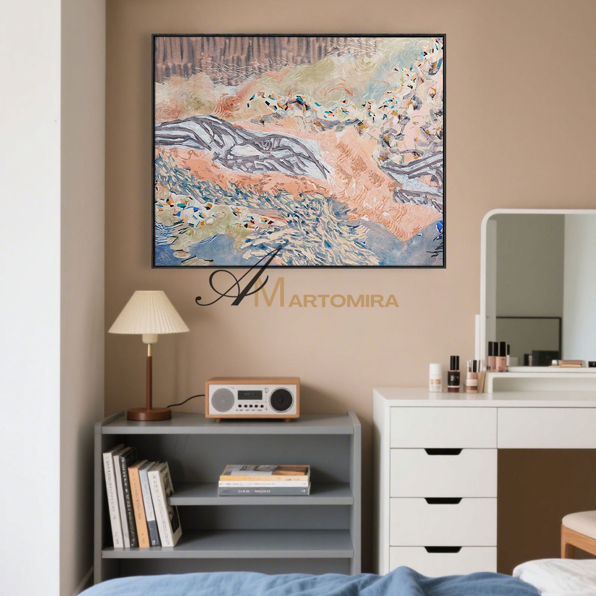 Abstract Canvas Art | Colorful Abstract Painting | Large Abstract Wall Art For Living Room #MF074