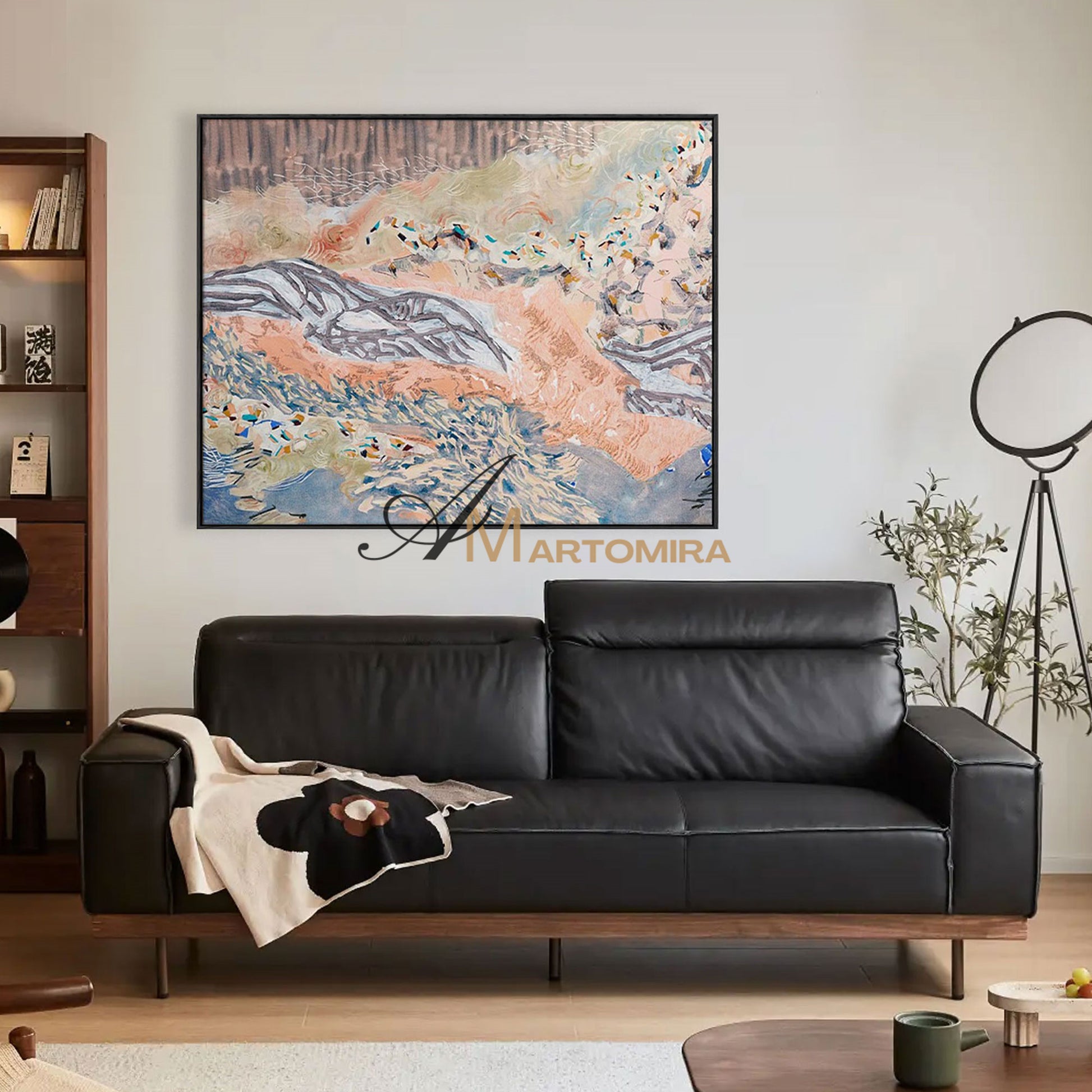 Abstract Canvas Art | Colorful Abstract Painting | Large Abstract Wall Art For Living Room #MF074