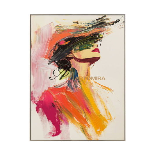 Painting Art Woman | Colorful Wall Art | Beautiful Woman Painting | Wall Art For Bedroom #AP027