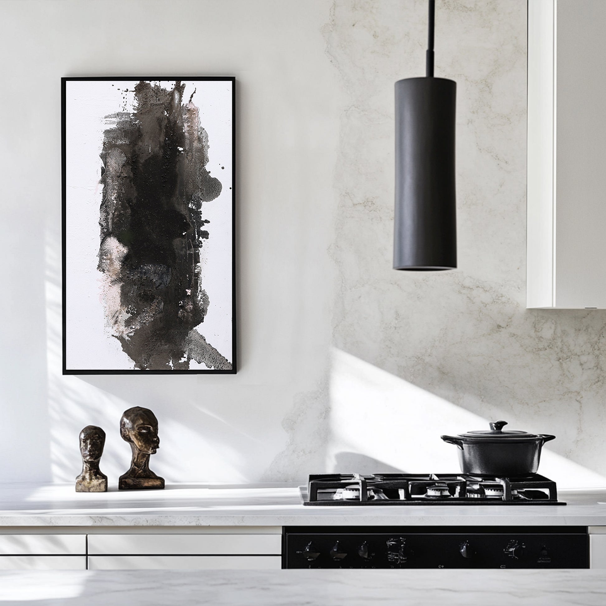 Black And White Abstract Art | Abstract Wall Art | Minimalist Abstract Art #DF020