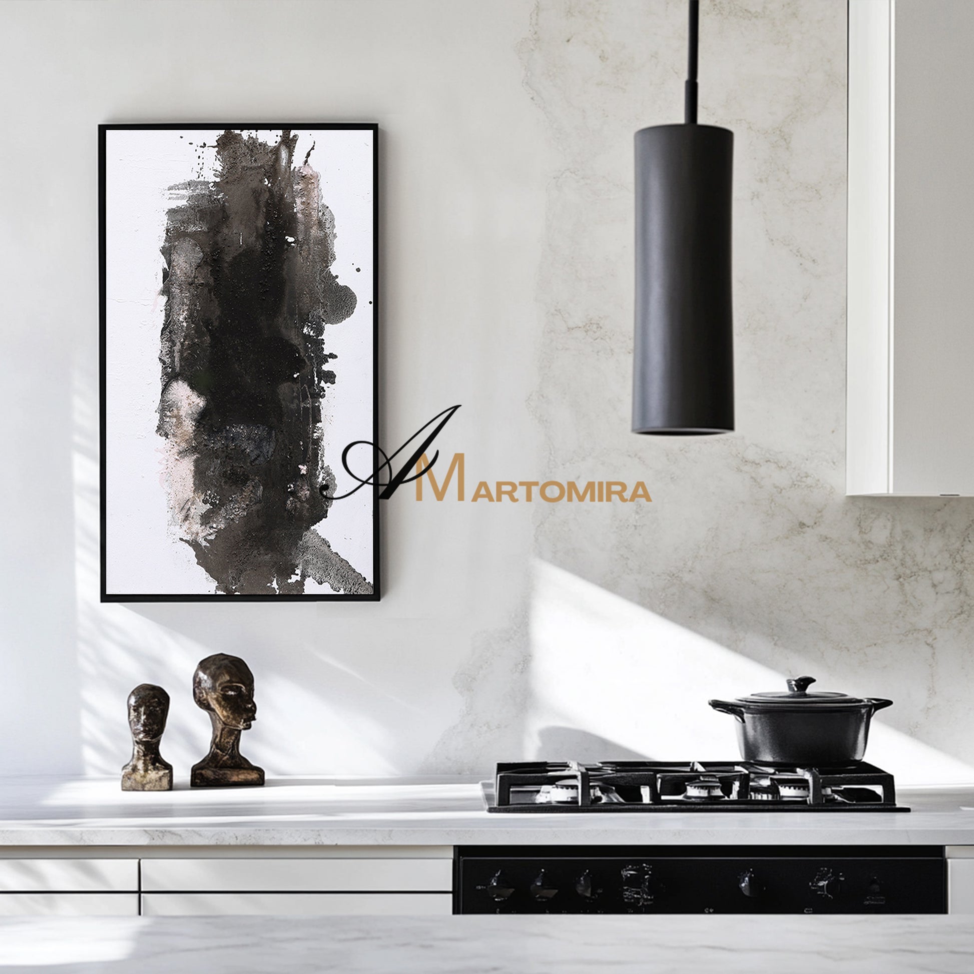 Black And White Abstract Art | Abstract Wall Art | Minimalist Abstract Art #DF020