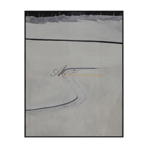 Minimalist Wall Art | Black And White Canvas Art | Abstract Art | Minimalist Wall Art For Living Room #MF105