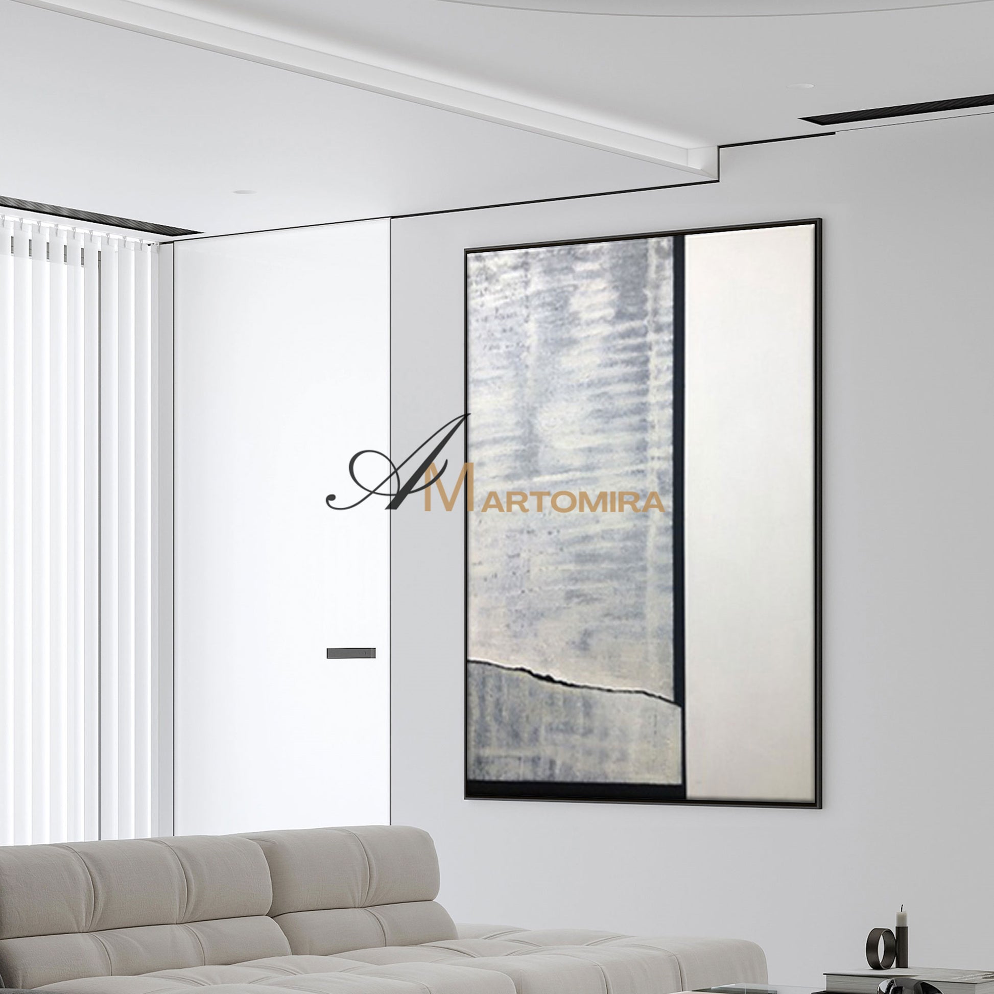 Wabi Sabi Art | Abstract Canvas Art | Neutral Wall Art | Large Abstract Wall Art #SH008
