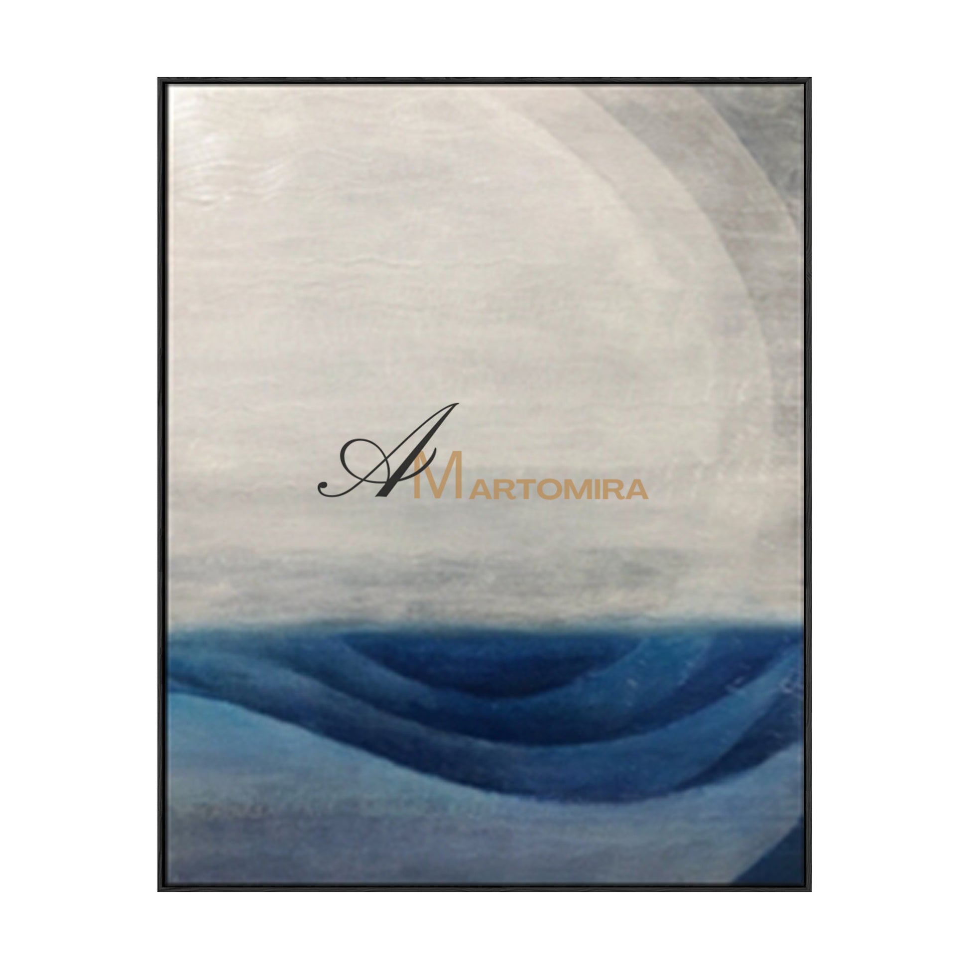 Abstract Art Paintings | Blue White Abstract Painting | Canvas Painting Wall Decor #SH012
