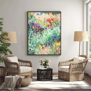 Grass Painting | Painting Grass Green | Colorful Wall Art | Modern Wall Decor Art #DF044