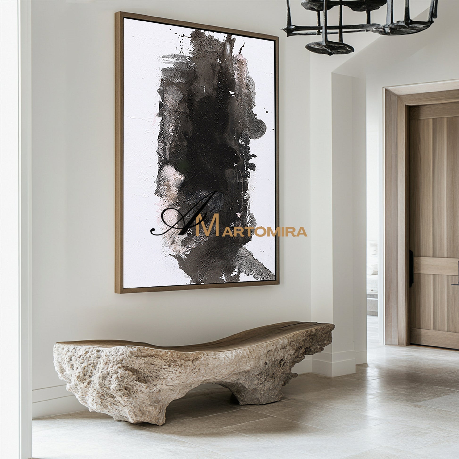 Black And White Abstract Art | Abstract Wall Art | Minimalist Abstract Art #DF020