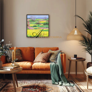 Landscape Wall Art | Acrylic Landscape Painting | Landscape Wall Art For Living Room #DF021