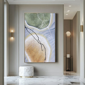 Textured Canvas Art | Large Textured Wall Art | Modern Abstract Wall Art | Abstract Geometric Art #DF012