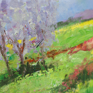 Landscape Wall Art | Acrylic Landscape Painting | Landscape Wall Art For Living Room #DF021