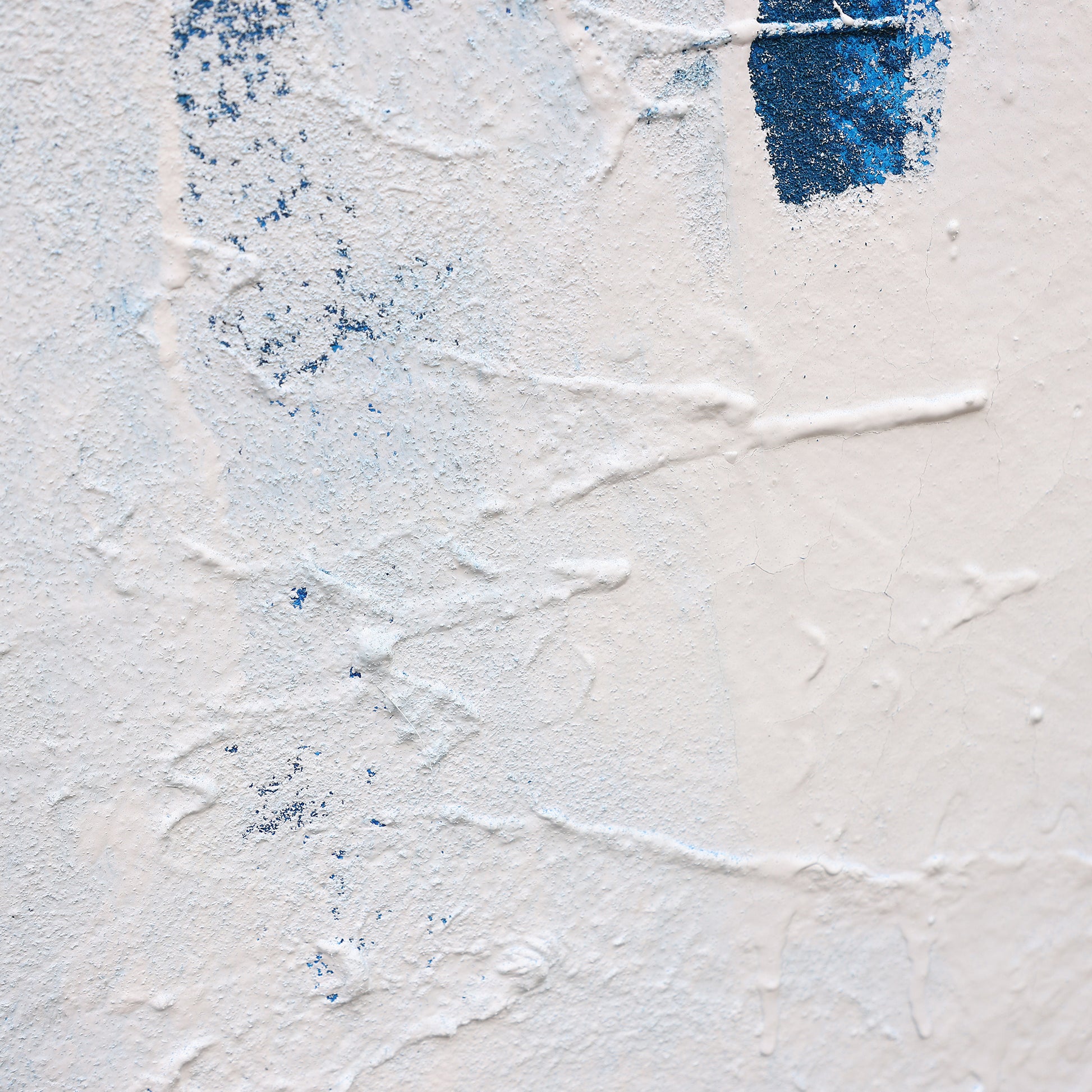 Blue And White Wall Art | Modern Abstract Oil Painting | Minimalist Abstract Art #DF025