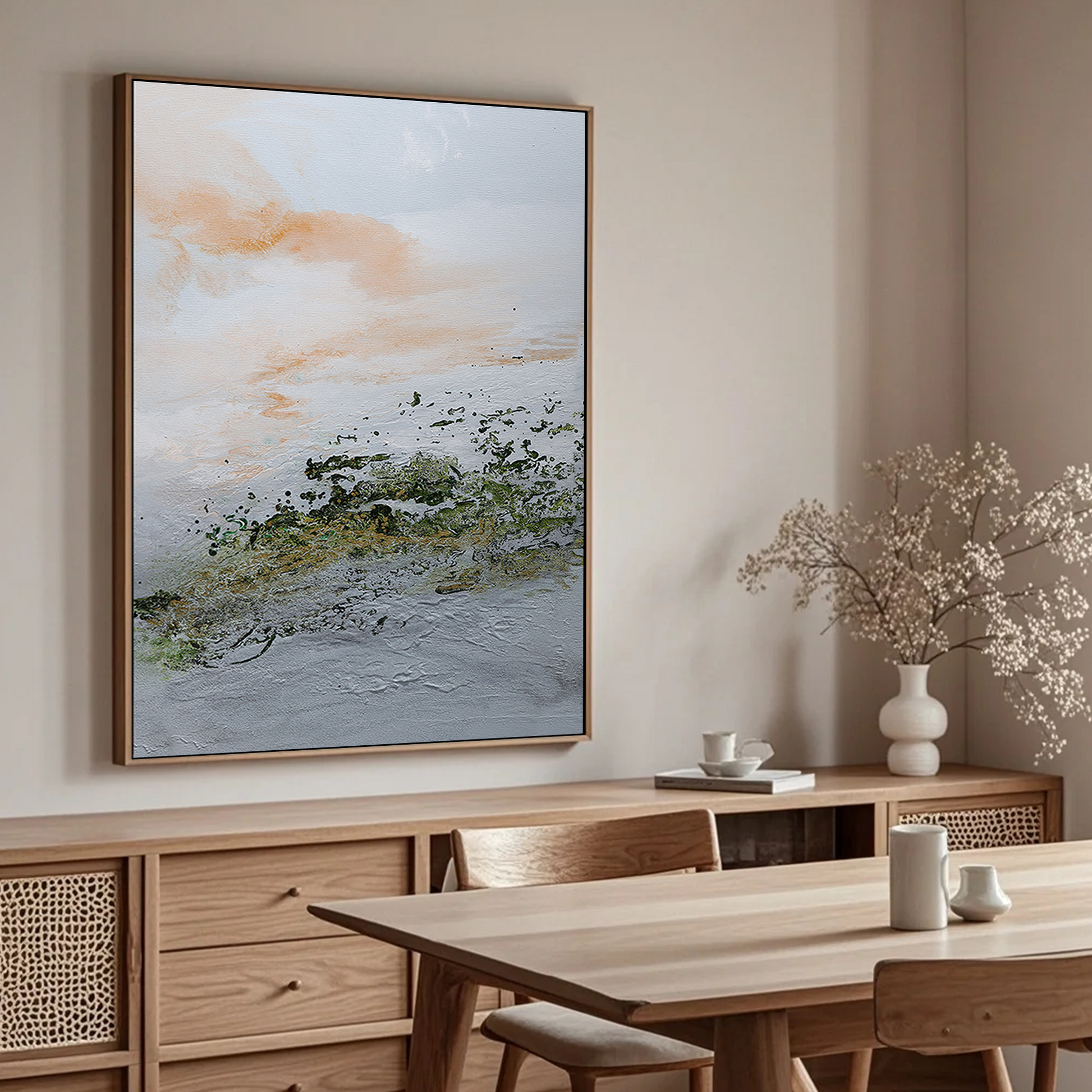 Landscape Wall Art | Abstract Landscape Art | Decorative Wall Art | Landscape Wall Art For Living Room #DF060